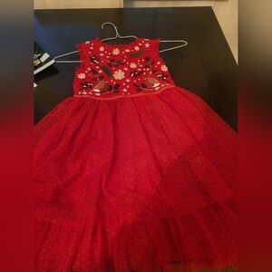 Mini boden sz 6 holiday dress